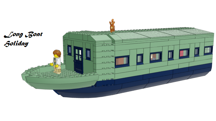 Lego sales canal boat