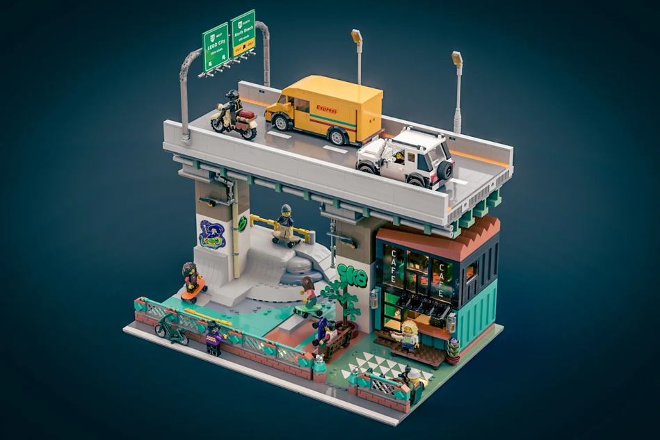 Checkers little cheap shop lego