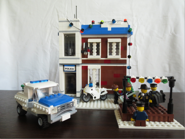 small lego police station