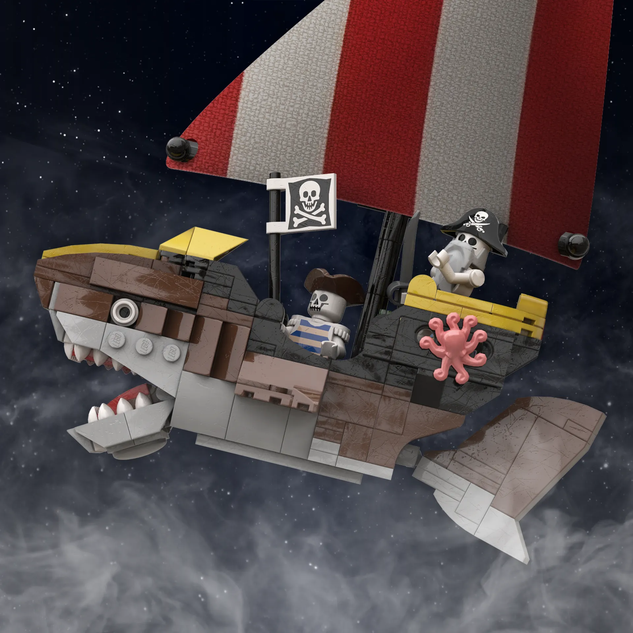 Pirate shark hot sale ship