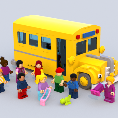 lego school bus