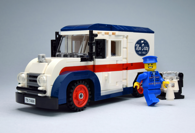 lego milk truck