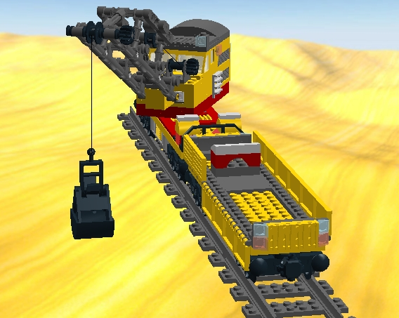 Lego train yellow hot sale