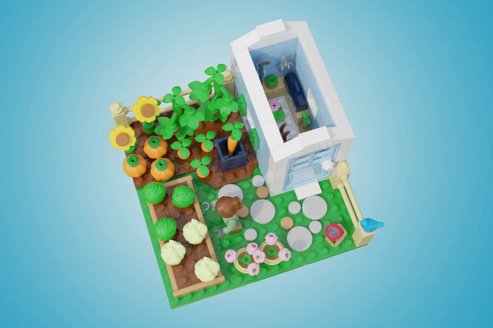 The Backyard Garden LEGO® Ideas