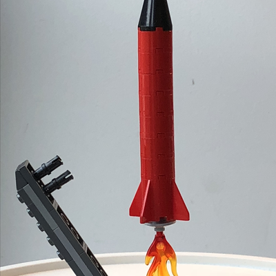 lego red rocket