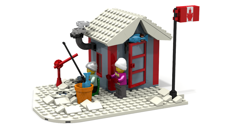 Fishing lego hot sale