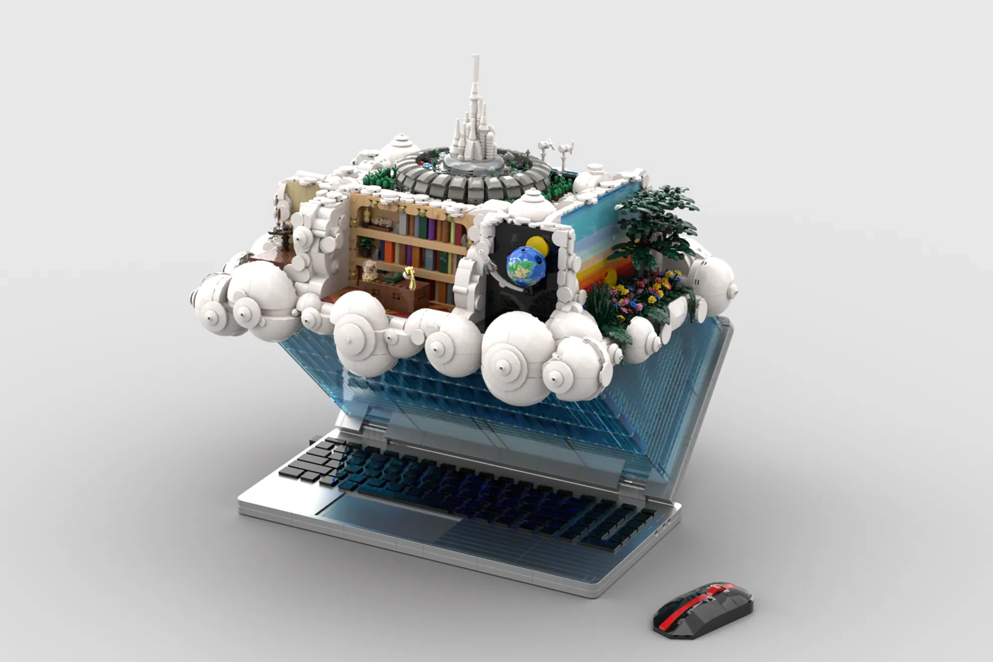 A Vision - Building a Future Through the Clouds | LEGO® Ideas