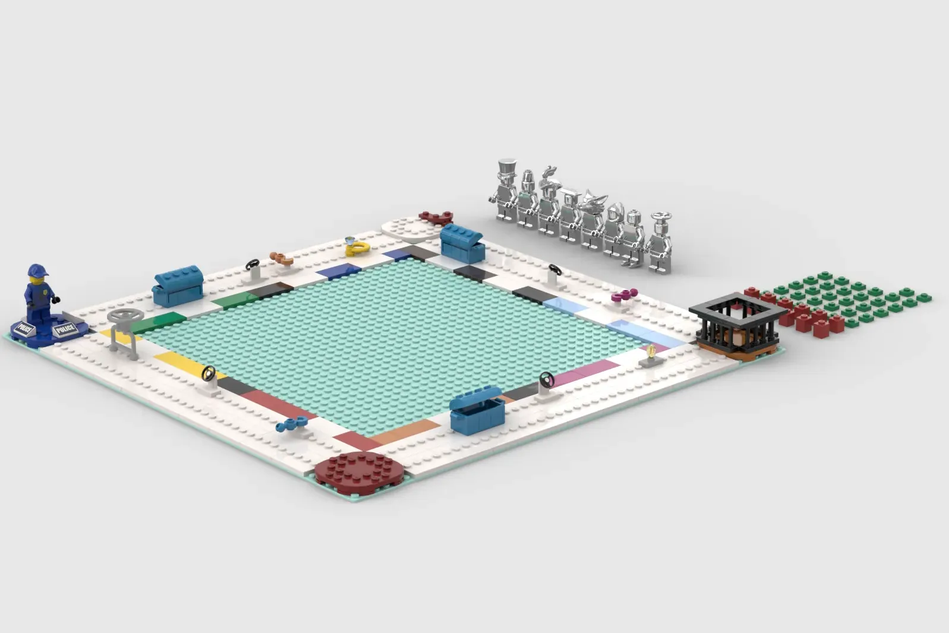 Lego store monopoly board