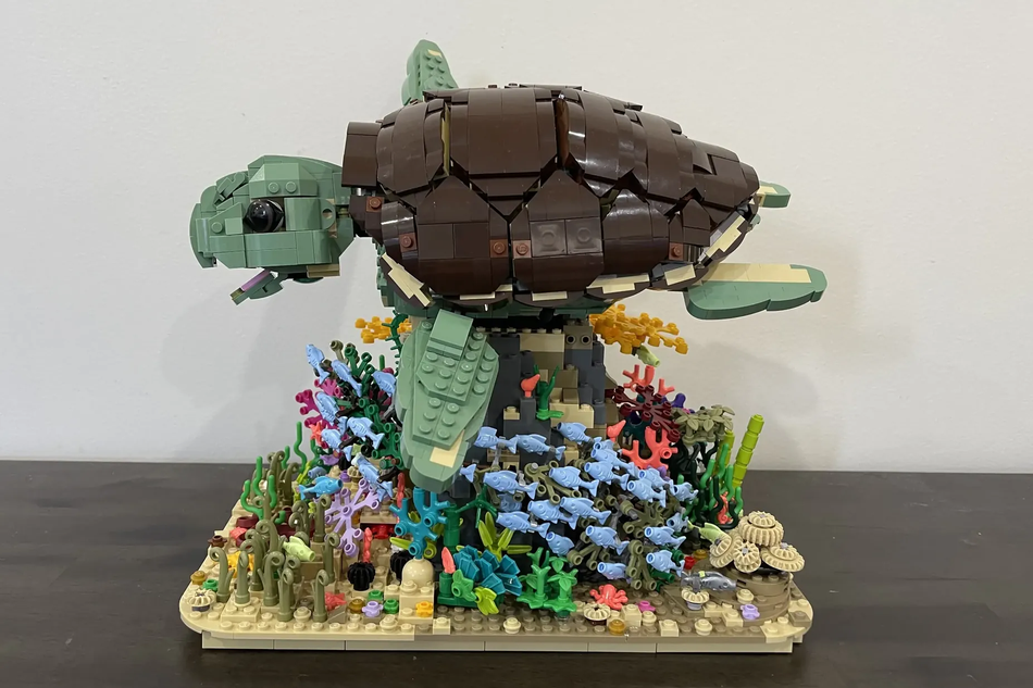 Turtle cheap lego set