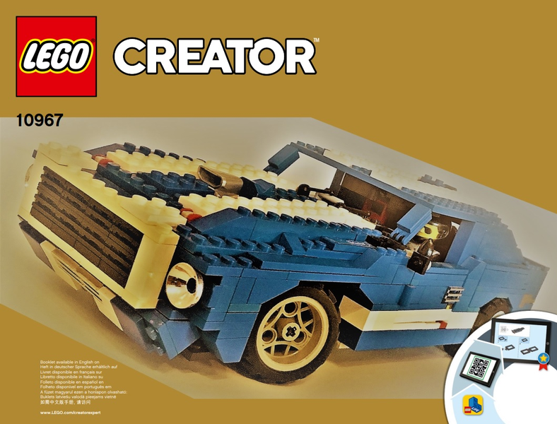 Lego 1967 hot sale mustang fastback