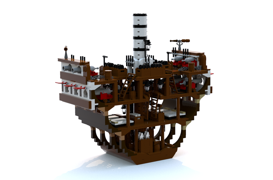 LEGO IDEAS Ship Cross Section