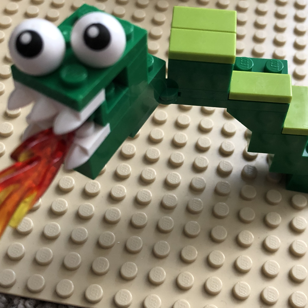 Small lego online dragon