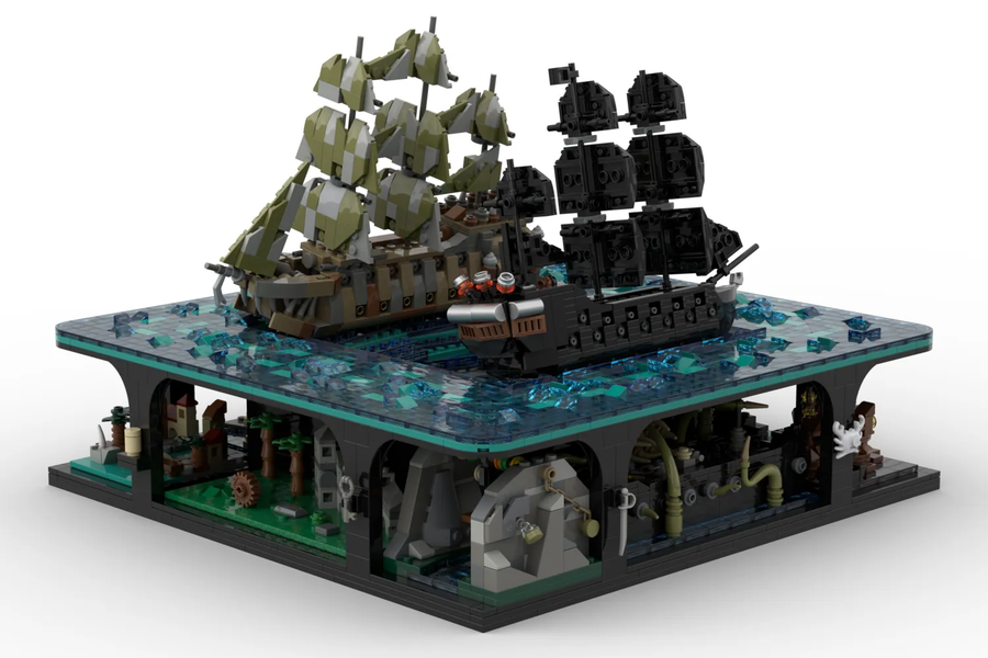 Lego pirates of the caribbean sets flying dutchman online