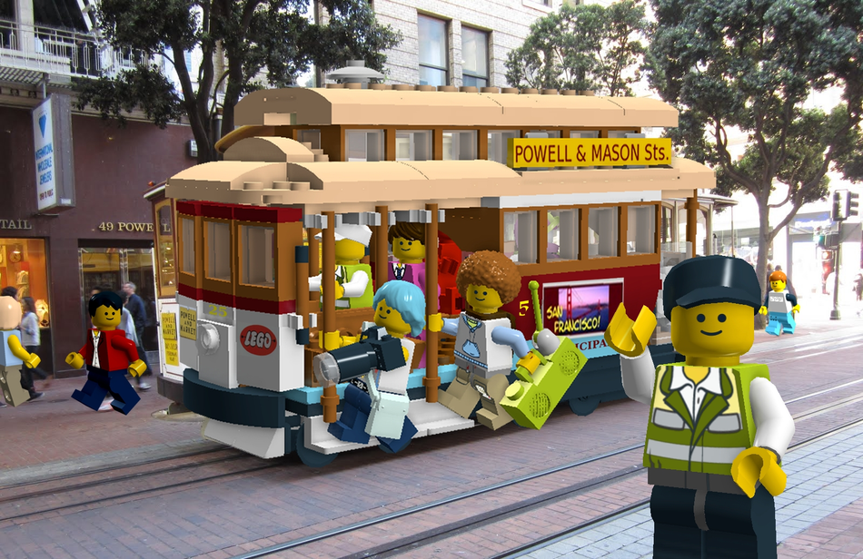 Lego best sale cable car