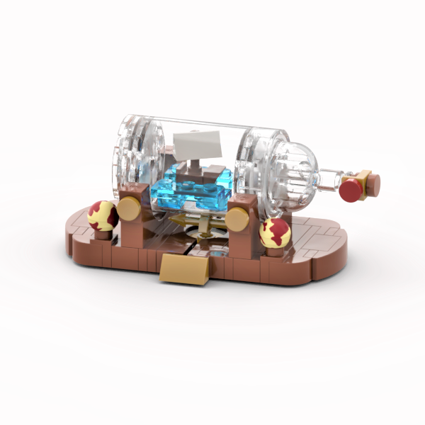 LEGO IDEAS Mini LEGO Ideas Builds Wee Ship in a Bottle