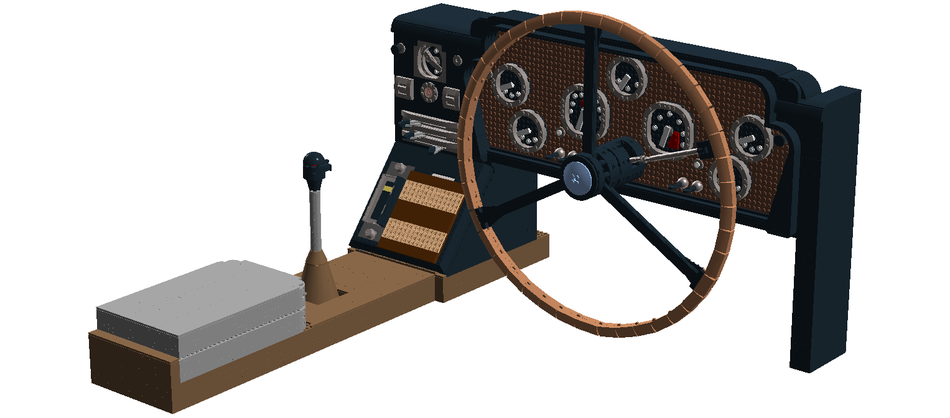 LEGO IDEAS Build something spectacular from the world of 007 Aston Martin DB5 dashboard