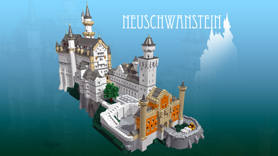 LEGO IDEAS Neuschwanstein Castle Bavaria