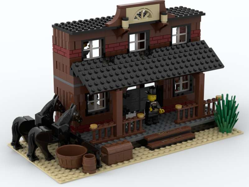 Lego saloon sales