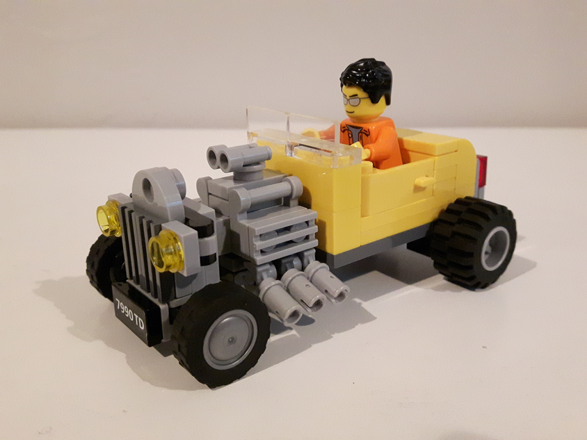 Lego hot rod online car