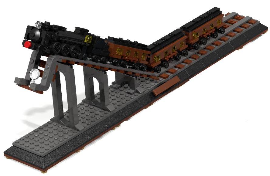 Tiny discount lego train