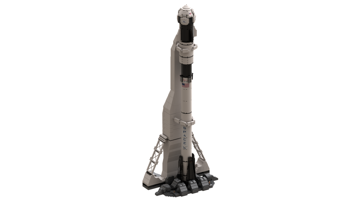 Since everyone is posting about their LEGO rockets, here's my full  collection! Instructions:  :  r/SpaceXMasterrace