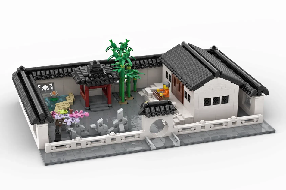 Lego chinese house sale