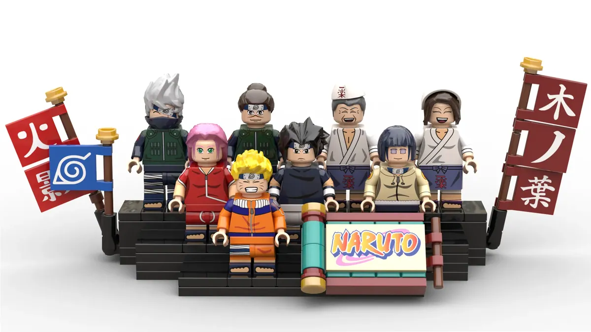 Lego Naruto - Ichiraku Ramen Shop - 20th anniversary - Min…