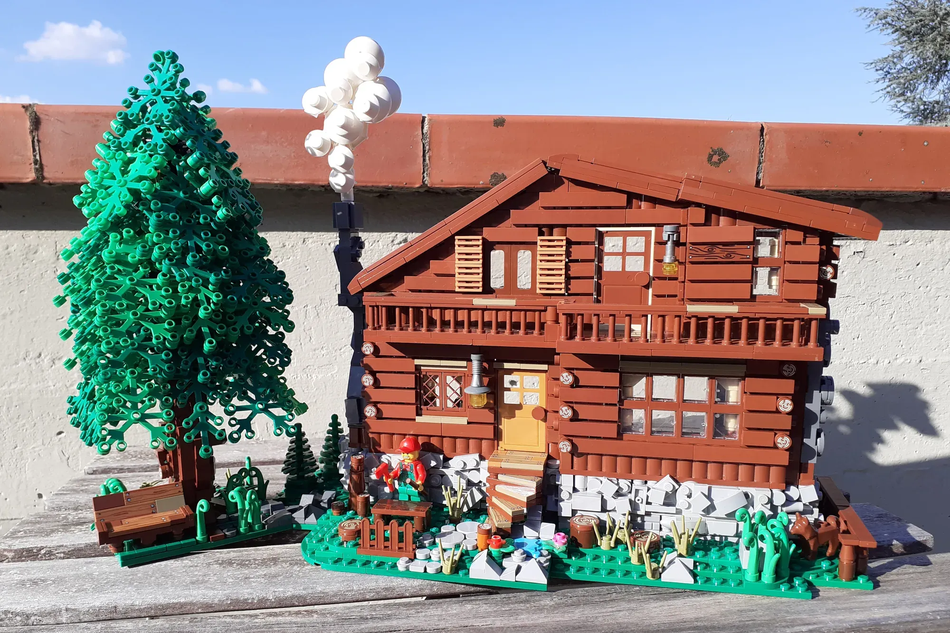 Lego discount mountain cabin