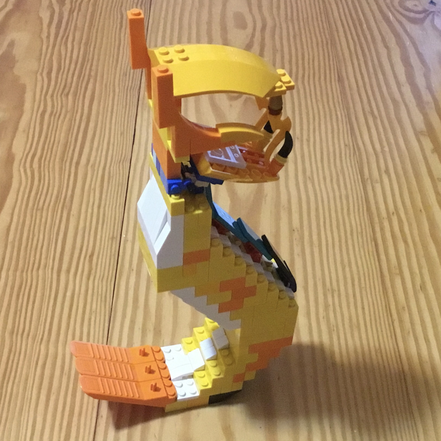 LEGO IDEAS Separate and integrate Lava Fire Snake