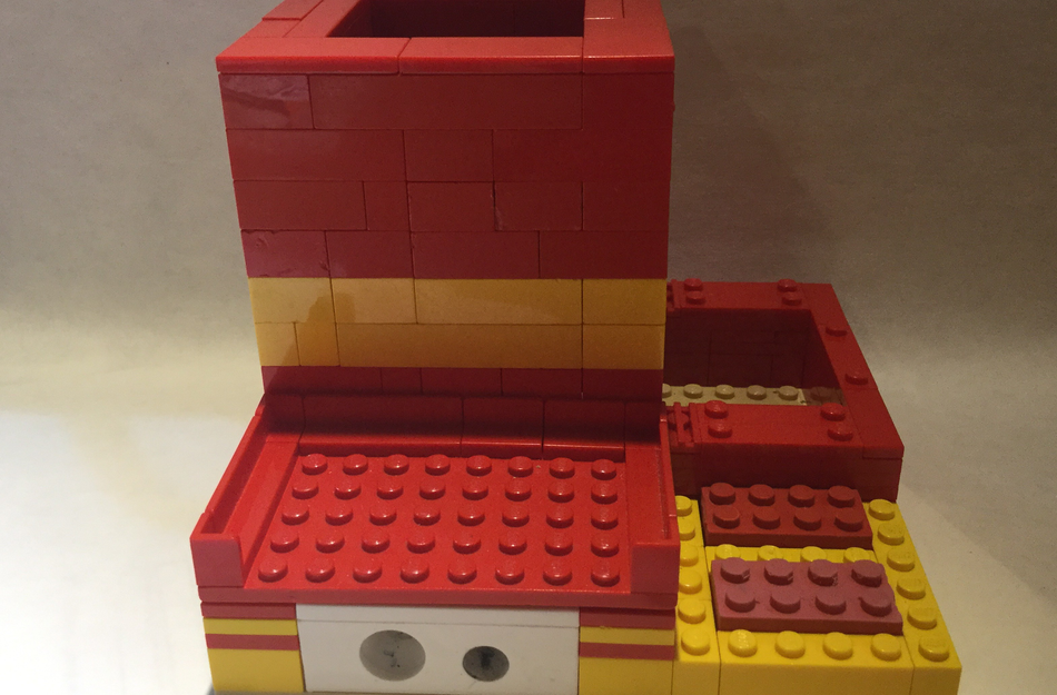 Lego sales desk organiser