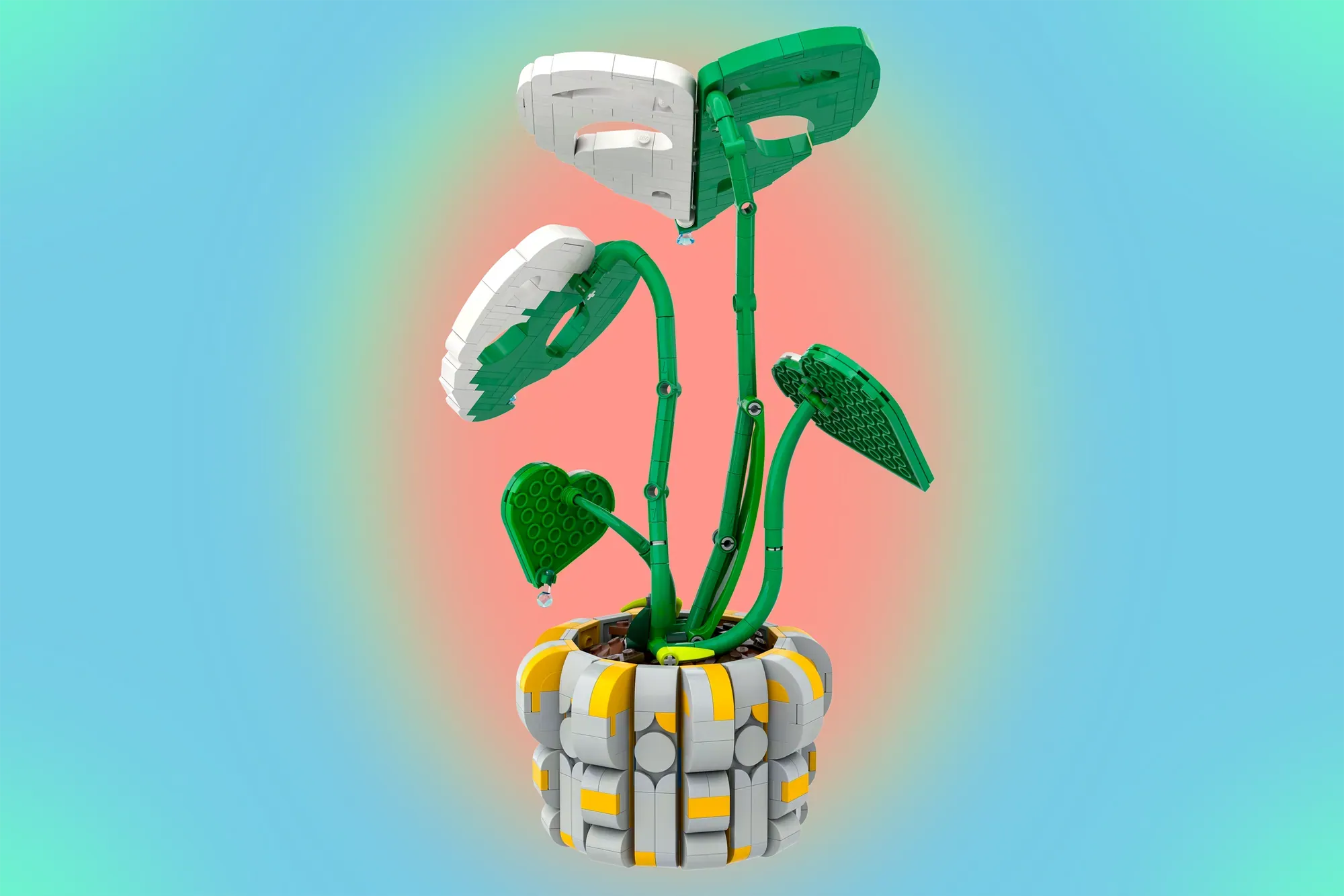 Half Moon Monstera Plant | LEGO Ideas