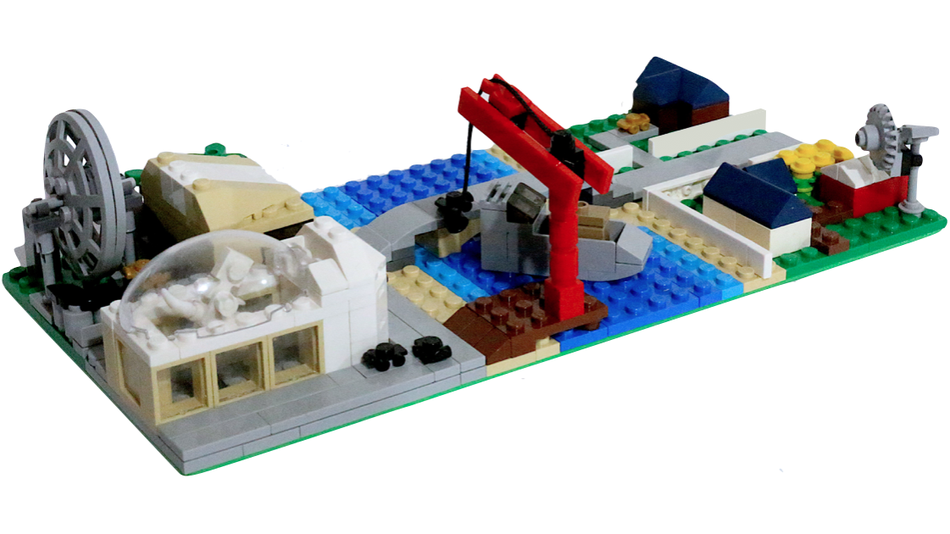 Mini store city lego