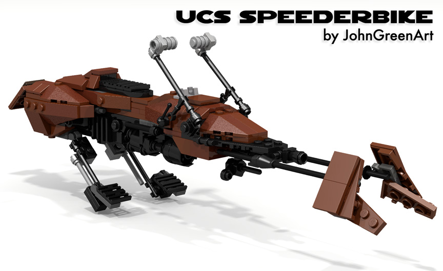 Lego speeder best sale bike moc