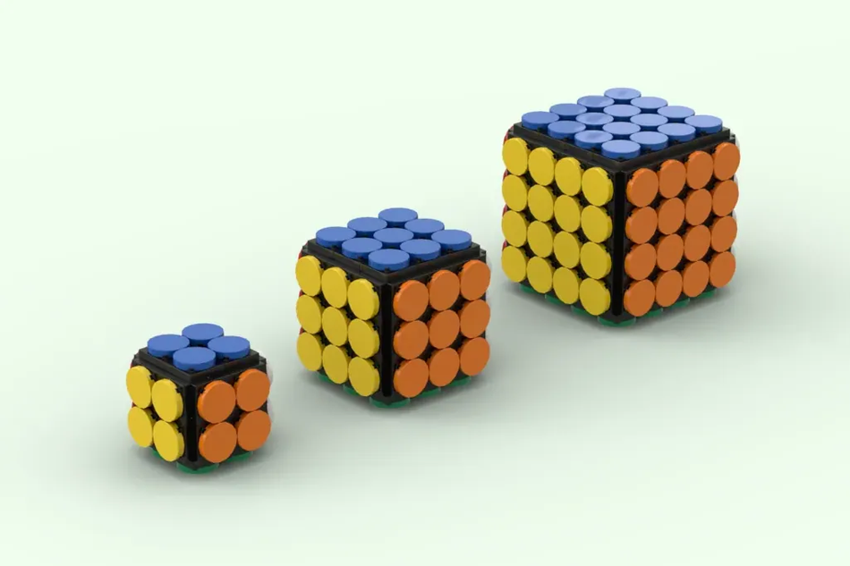 LEGO IDEAS Fully Functional Rubik s Cubes Set