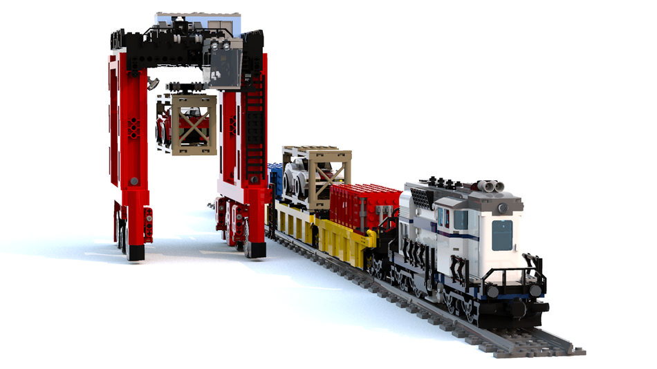 Lego cheap goods train