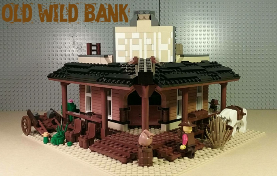 Lego discount bank building