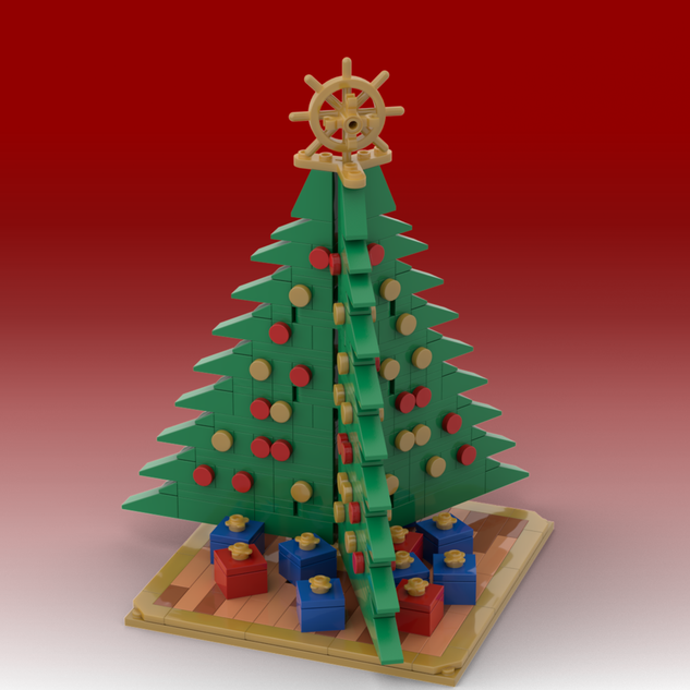 How to Build a LEGO Christmas Tree