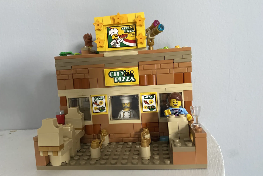 Lego burger restaurant sale