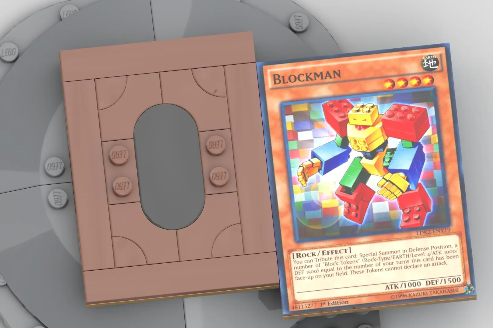 blockman yugioh card Amazon.com: Yu-Gi-Oh! - Blockman (DPK-ENSE1) - Duelist Pack Special Edition  - 1st Edition main image 1