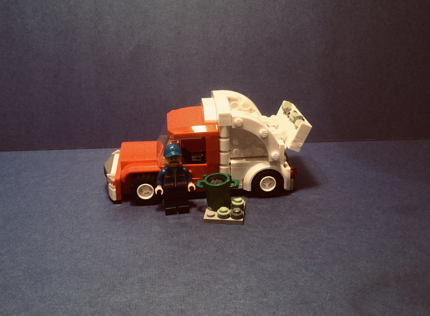 Lego ideas garbage discount truck