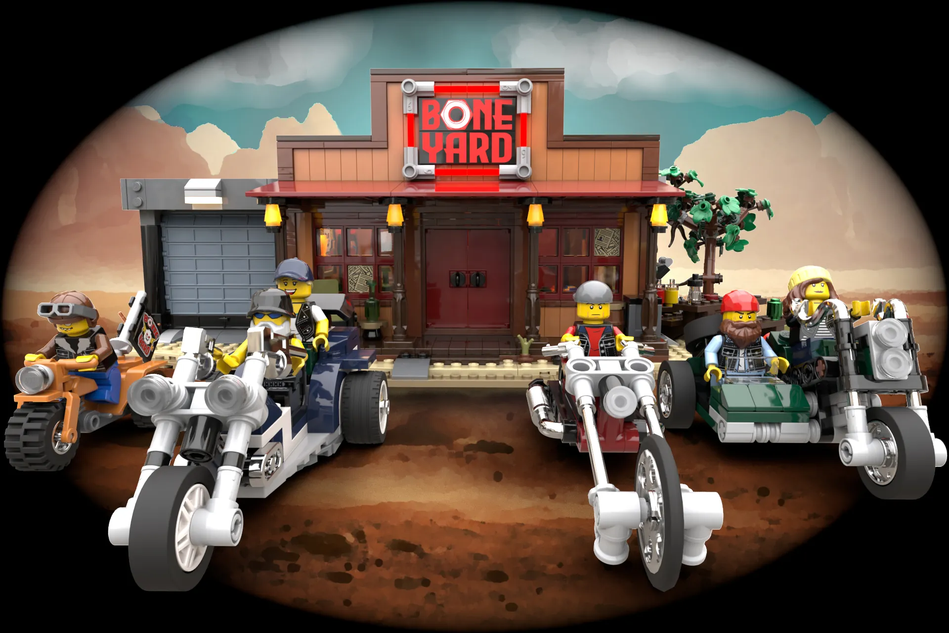 Lego sales riding club