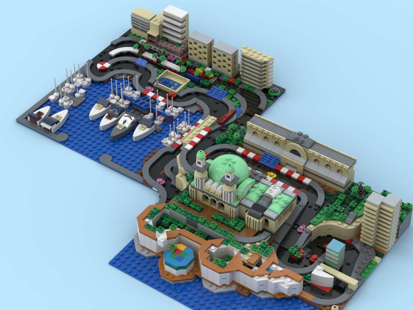 LEGO IDEAS Monaco Harbour Race Track