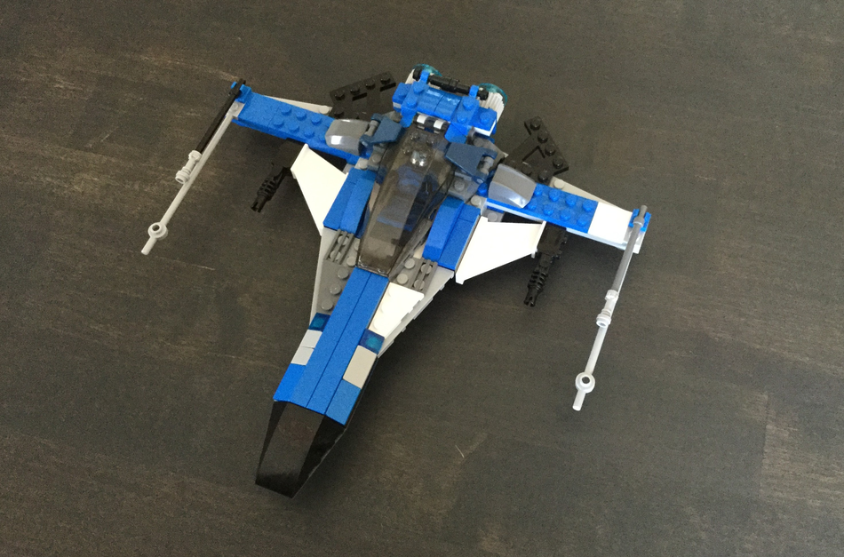 Lego blue jedi discount interceptor