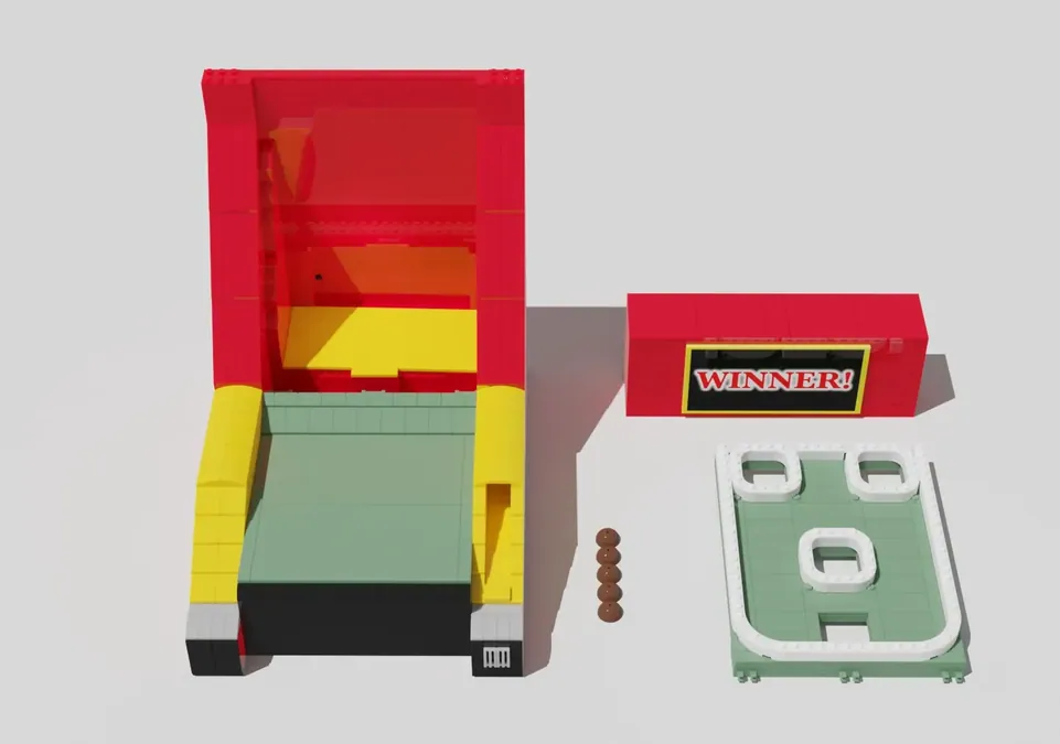 LEGO IDEAS Working LEGO Skee Ball Machine