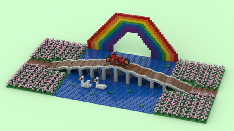 Lego best sale bridge ideas