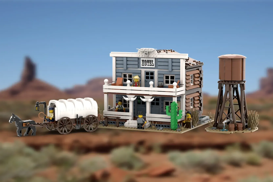 Lego wild west train hot sale