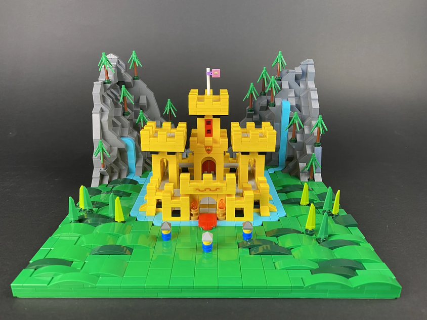 Lego store yellow castle