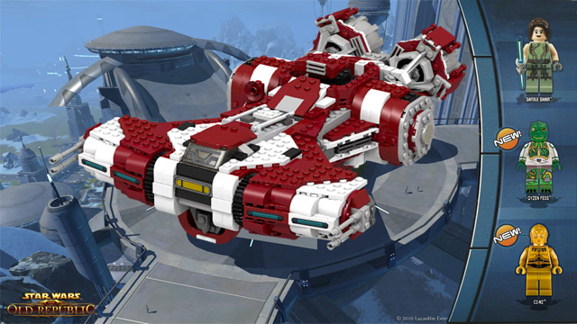 lego star wars old republic jedi defender class cruiser