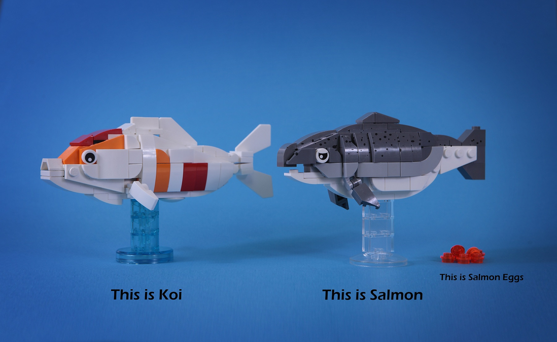 Lego best sale koi fish