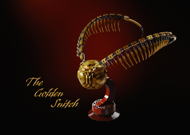 golden snitch lego